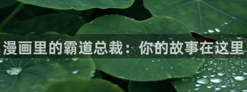尾巴漫画入口免费阅读：漫画里的霸道总裁：你的故事在这里